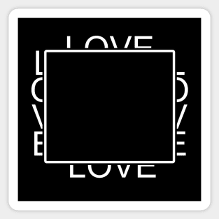 4 Corners Of Love Sticker